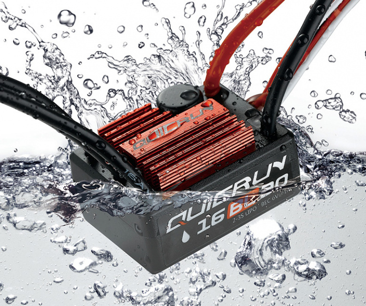 Hobbywing QuicRun WP 16BL30 SL Fartreglage 2-3S Bil 1/16