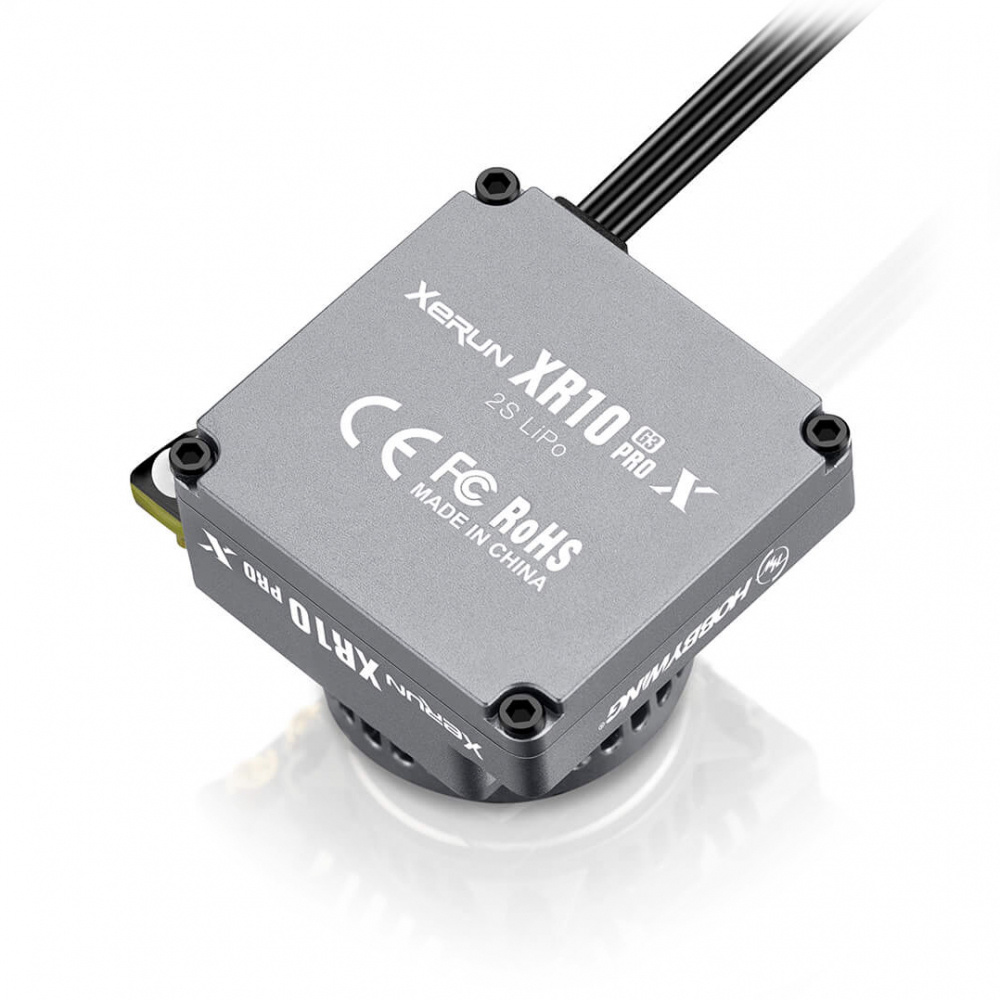 Hobbywing XeRun XR10 Pro Gray G3-X Fartreglage