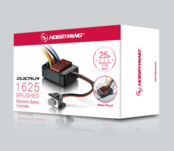 Hobbywing QuicRun WP 1625 Fartreglage för borstade motorer