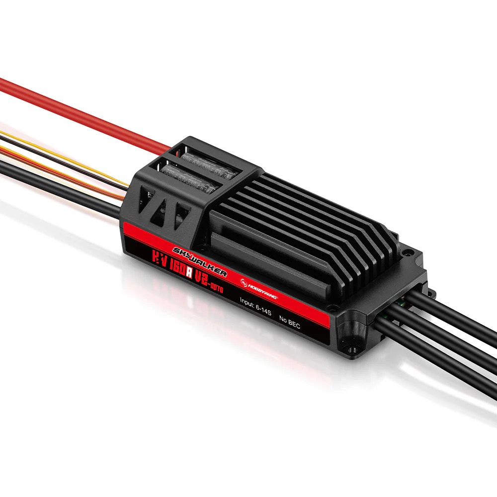 Hobbywing Skywalker 160A HV Opto V2 Fartreglage 6-14S utan BEC