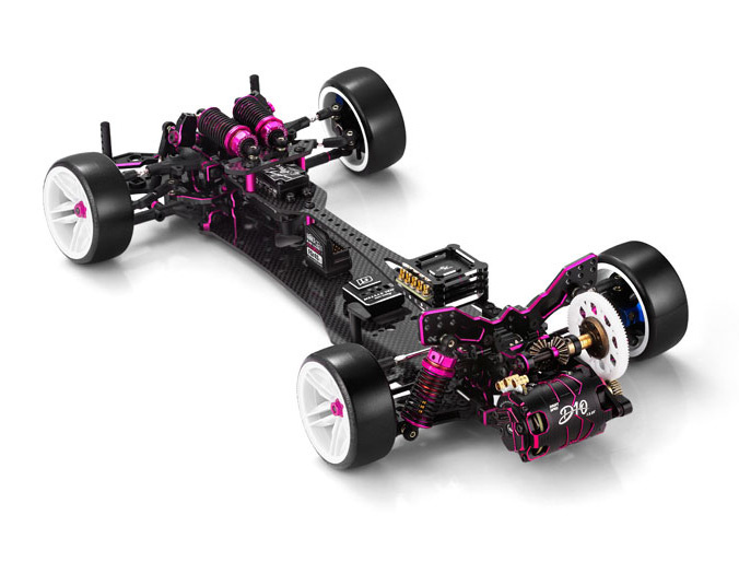 Hobbywing Motor XeRun D10 10.5T Röd Drift BL Sensor