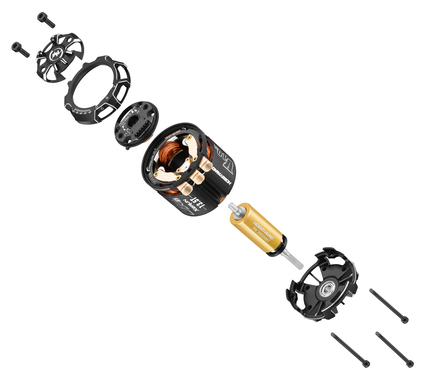 Hobbywing Motor XeRun V10 13.5T Black G5 Torque Stock