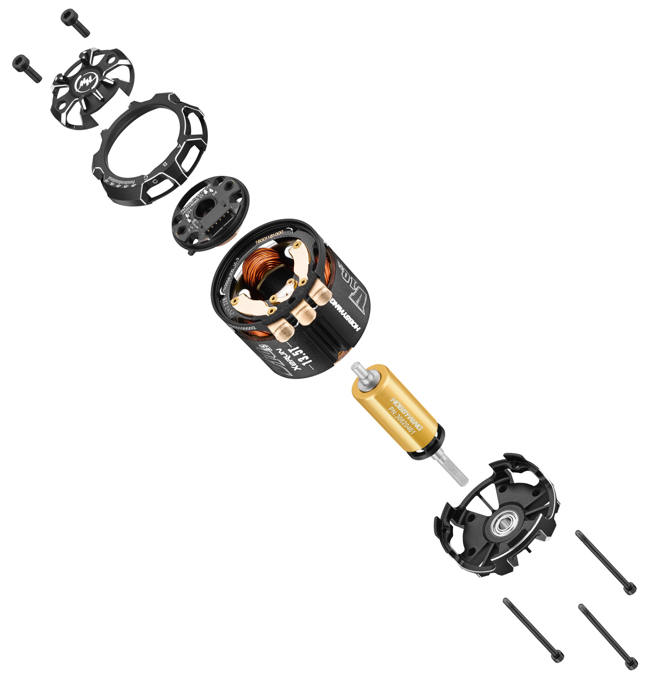 Hobbywing Motor XeRun V10 13.5T Black G5 Torque Stock