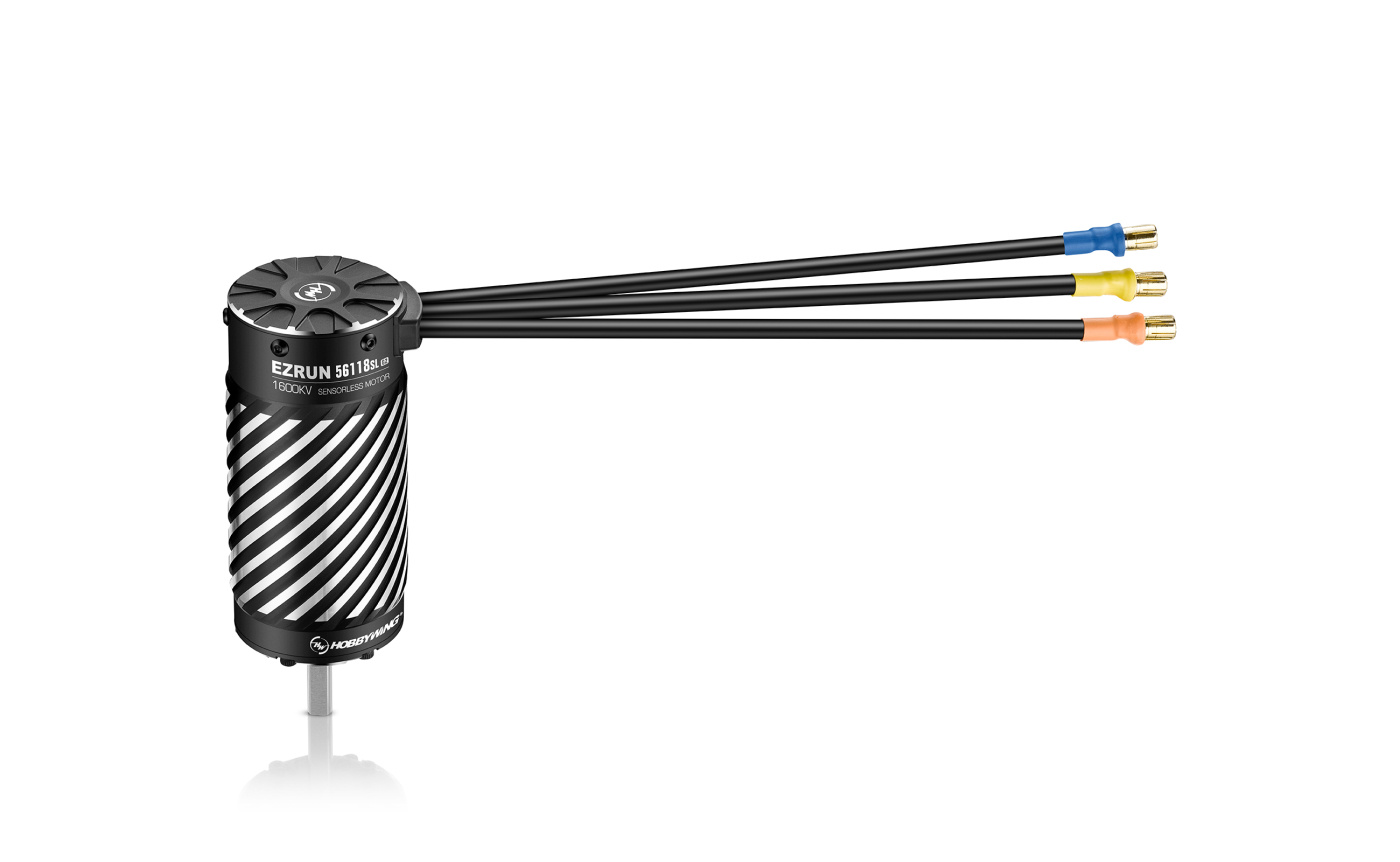 Hobbywing Motor EzRun 56118SL 1600kV Black G2 Sensorlös 1/7-1/8
