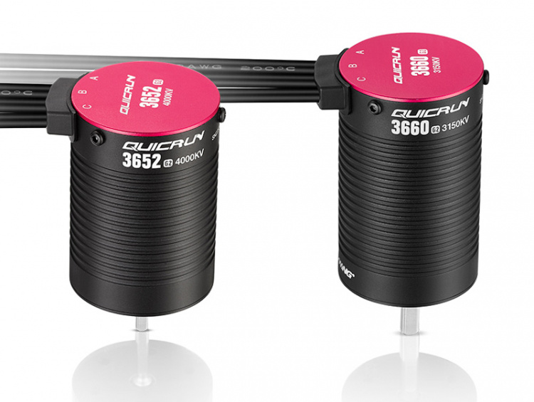 Hobbywing Motor QuicRun 3652SL 3250kV G2 Sensorlös 1/10 (3.17mm Axel)