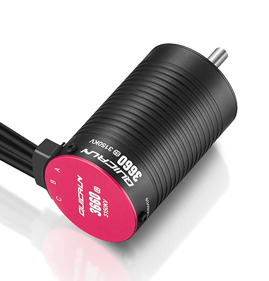 Hobbywing Motor QuicRun 3660SL 3150kV G2 Sensorlös 1/10 (5mm Axel)