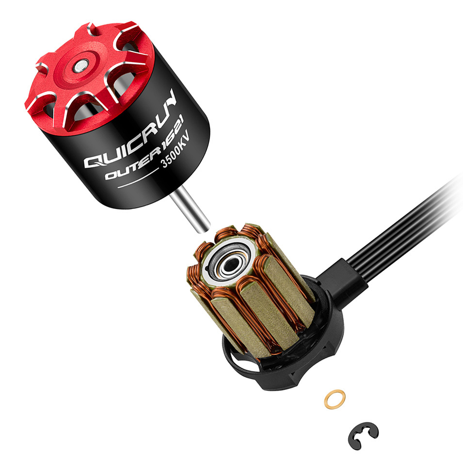 Hobbywing Motor QuicRun Brushless 1621SL 3500kV 1/24-1/16 Crawler