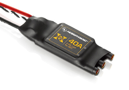 Hobbywing XRotor 40A Fartreglage 3-6S 3.5mm Kontakter (utan Kablar) Multirotor