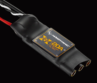 Hobbywing XRotor 20A Fartreglage 3-4S 3.5mm Kontakter (utan Kablar) Multirotor