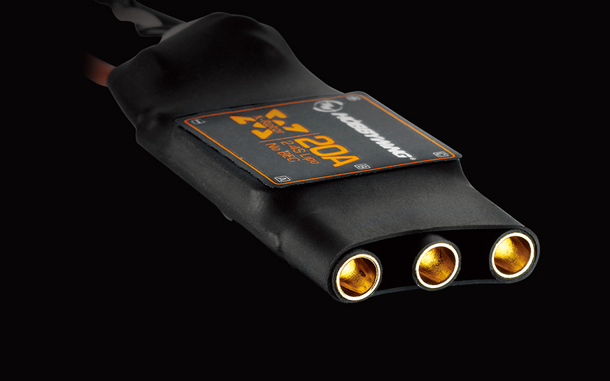 Hobbywing XRotor 20A Fartreglage 3-4S 3.5mm Kontakter (utan Kablar) Multirotor