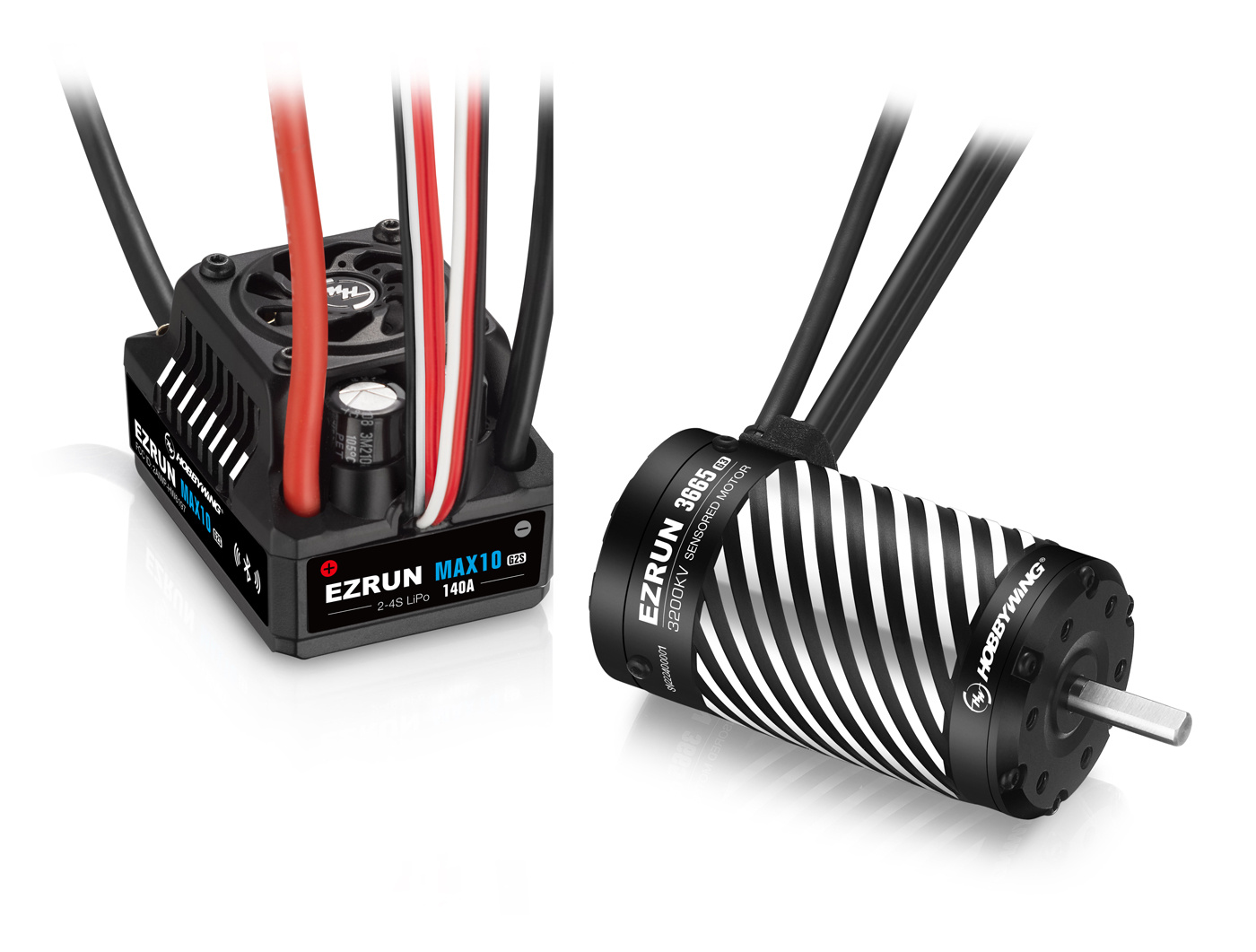 Hobbywing EzRun Combo MAX10 G2S 140A, 3665SD 3200kV G3 1/10
