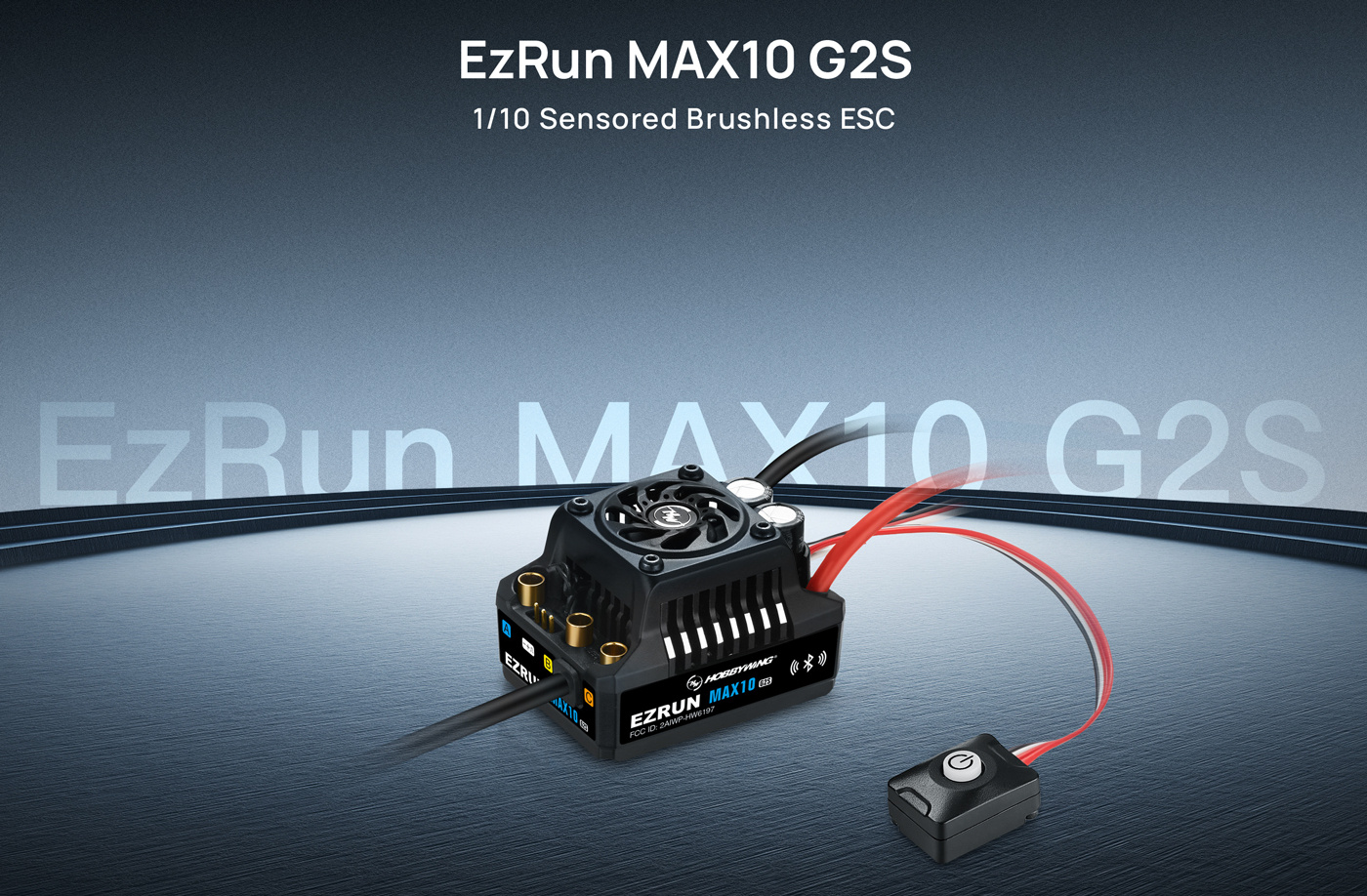 Hobbywing EzRun Combo MAX10 G2S 140A, 3665SD 4000kV G3 1/10