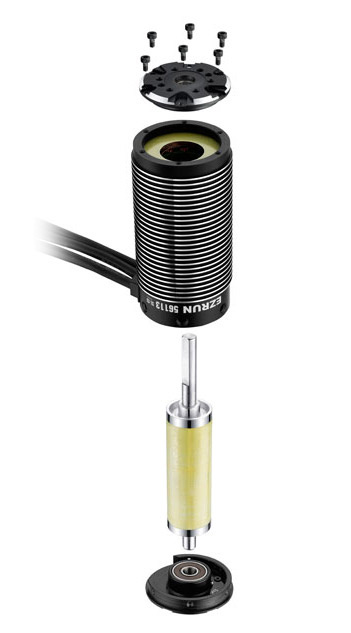 Hobbywing EzRun Combo MAX6 4985SL-1650kV 1/6