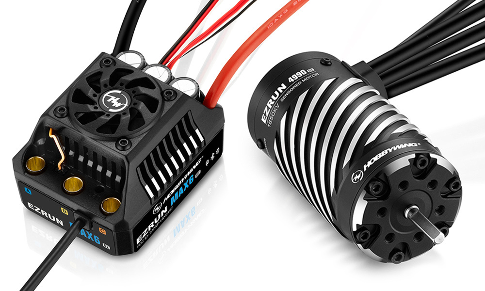 Hobbywing EzRun Combo MAX6 G2 - 4990SD 1650kV G2 Sensor 1/6
