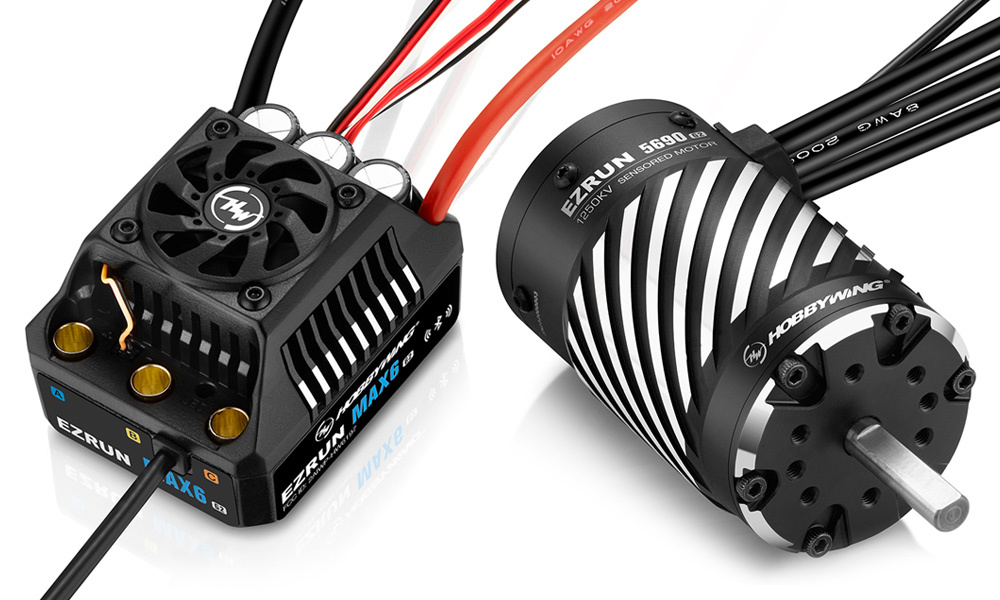 Hobbywing EzRun Combo MAX6 G2 - 5690SD 1250kV G2 Sensor 1/6
