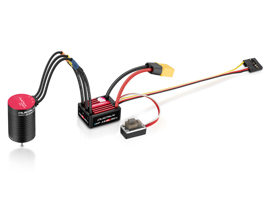 Hobbywing QuicRun Combo WP 16BL30 G2 - 2435SL 6500kV G3 1/16