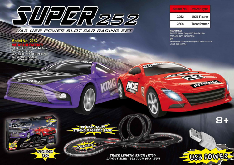 Joysway Bilbana Super 252 USB 1/43 5.34m