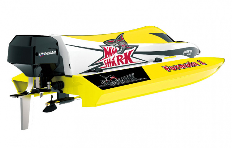 Joysway Mad Shark F1 V3 2.4G RTR Borstad Gul