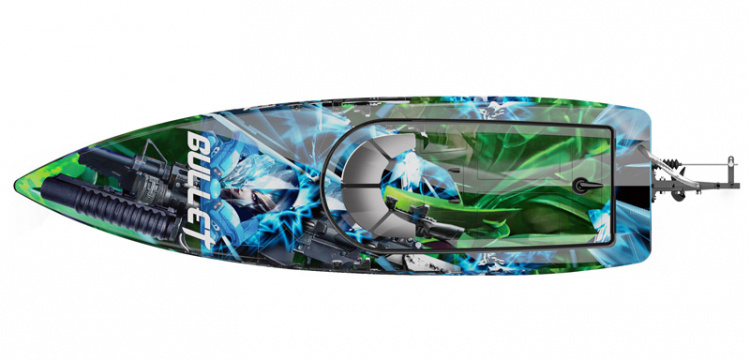 Joysway Bullet Off-shore V4 BL ARTR 2.4G utan Batt & Ladd