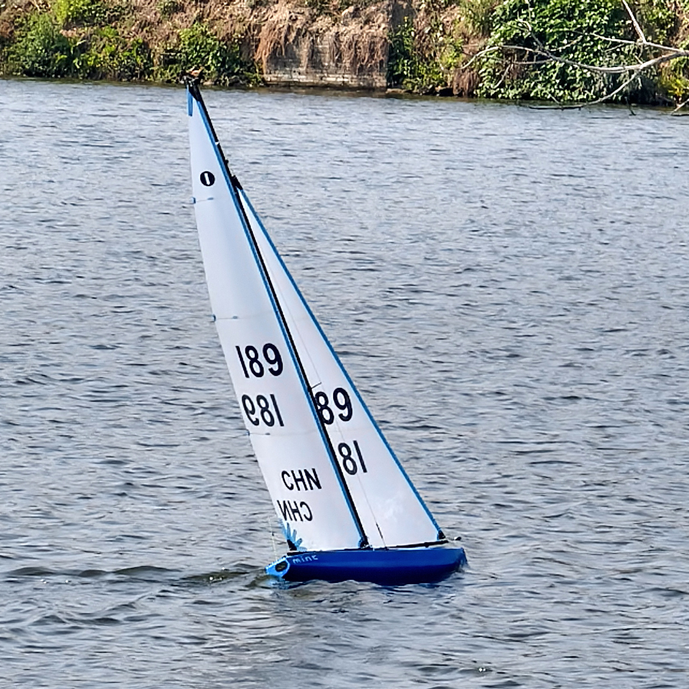 Joysway Segelbåt Mint IOM PNP Pearl Blå