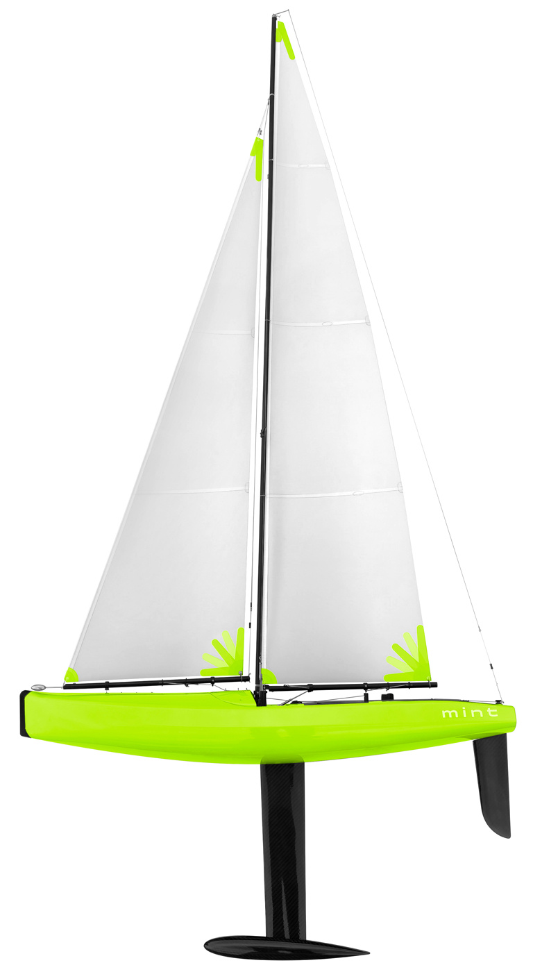Joysway Segelbåt Mint IOM PNP Pearl Grön