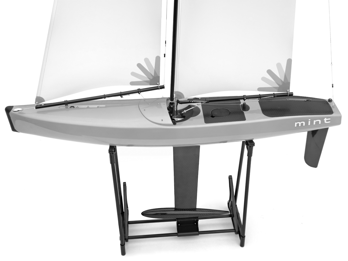 Joysway Segelbåt Mint IOM PNP Pearl Röd