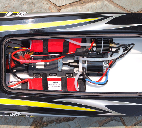 Joysway Alpha 1000mm Borstlös ARTR Gul