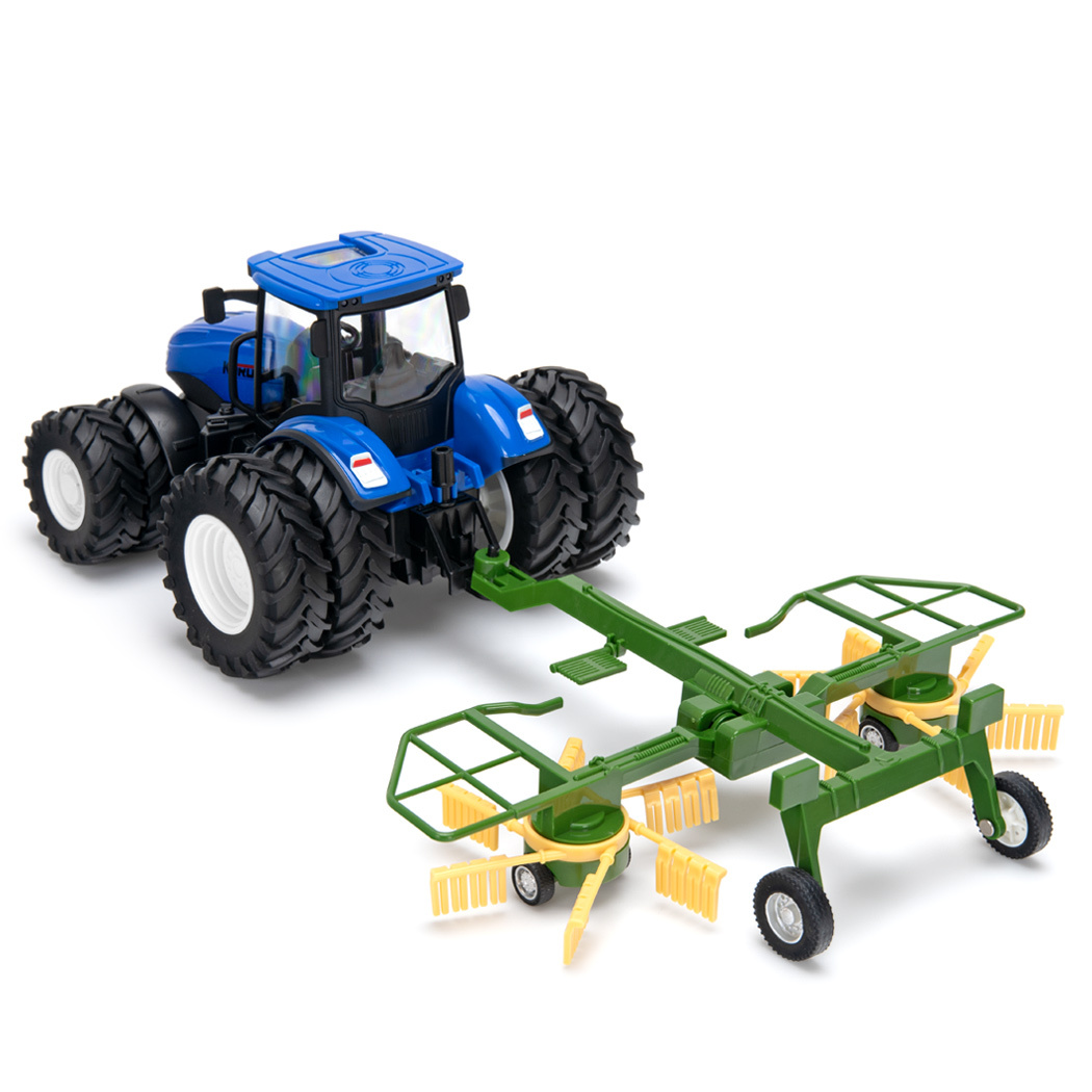 Korody Traktor med dubbelmontage och rotorhövändare RC RTR 1:24