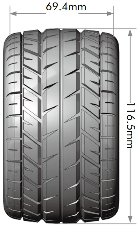 Louise Däck & Fälg MT-ROCKET 1/10 Soft (Lös 12, 14 & 17mm Hex) (2)