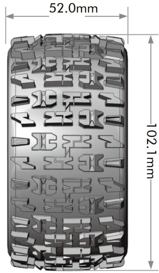 Louise Däck & Fälg ST-PIONEER 1/10 Soft (Lös 12, 14 & 17mm Hex) (2)