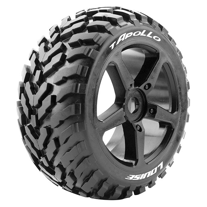 Louise Däck & Fälg T-APOLLO 1/8 Truggy Soft Svart (2)