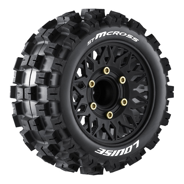 Louise Däck & Fälg ST-MCROSS 1/10 Soft (Lös 12, 14 & 17mm Hex) (2)