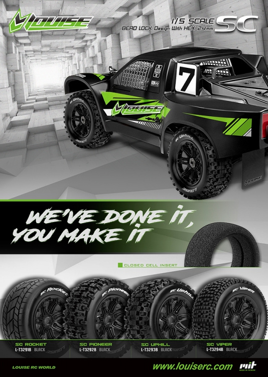 Däck & Fälg SC-VIPER LS Short Course (24mm Hex) (2)