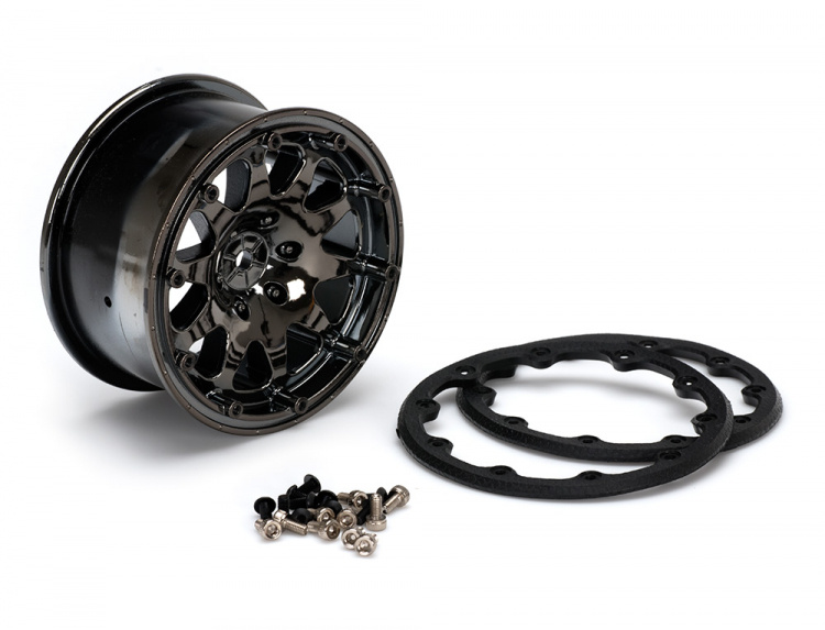 Louise Däck & Fälg MT-UPHILL 1/10 Svartkrom (0-offset) MFT (2)