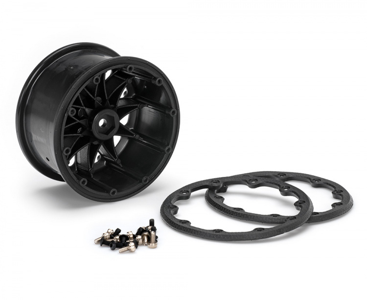 Louise Däck & Fälg MT-CYCLONE 1/10 Svart (1/2-offset) MFT (2)