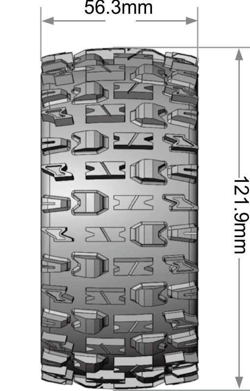 Louise Däck & Fälg ST-PIONEER 1/10 Soft MFT (Lös 12, 14 & 17mm Hex) (2)