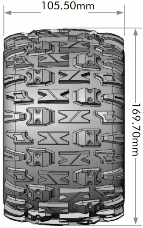 Däck & Fälg MT-PIONEER 3,8