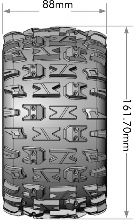 Däck & Fälg ST-PIONEER 3,8