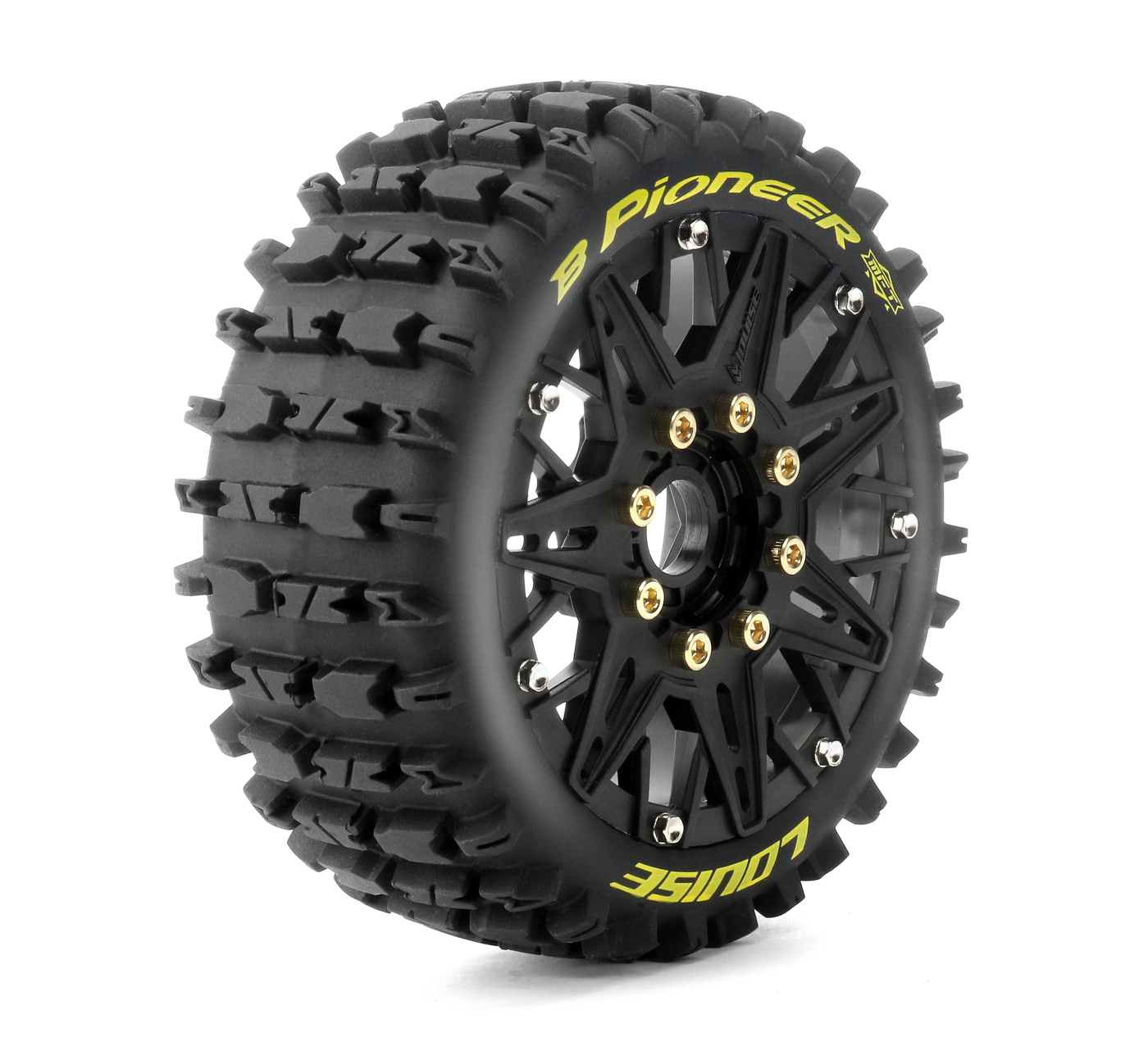 Louise Däck & Fälg B-PIONEER 1/8 Buggy Soft MFT (Lös 17mm Hex 0