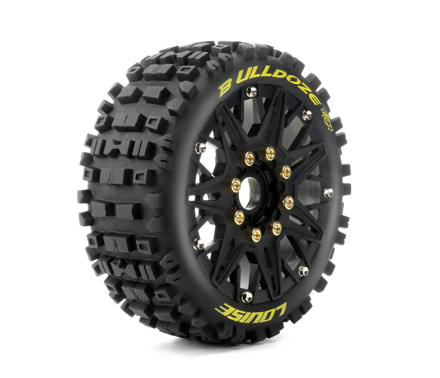Louise Däck & Fälg B-ULLDOZE 1/8 Buggy Soft MFT (Lös 17mm Hex 0