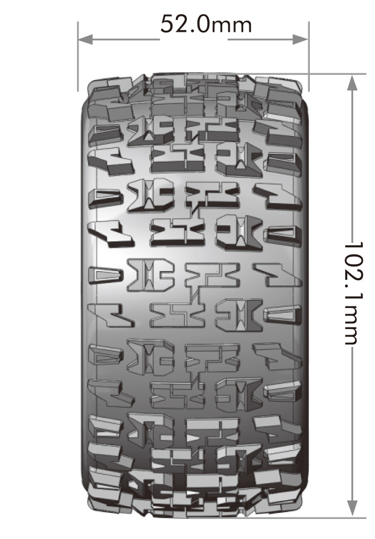 Louise Däck & Fälg ST-PIONEER Mini MAXX/XRT (0 & 1/2 Offset Hex) (2)