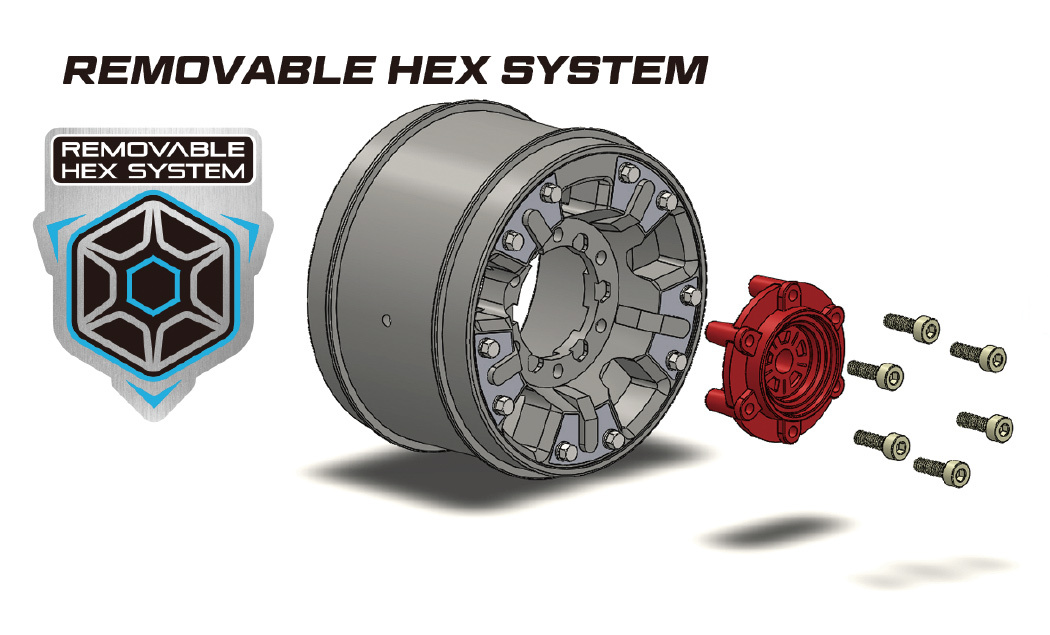 Louise Däck & Fälg ST-ROCK Mini MAXX/XRT (0 & 1/2 Offset Hex) (2)