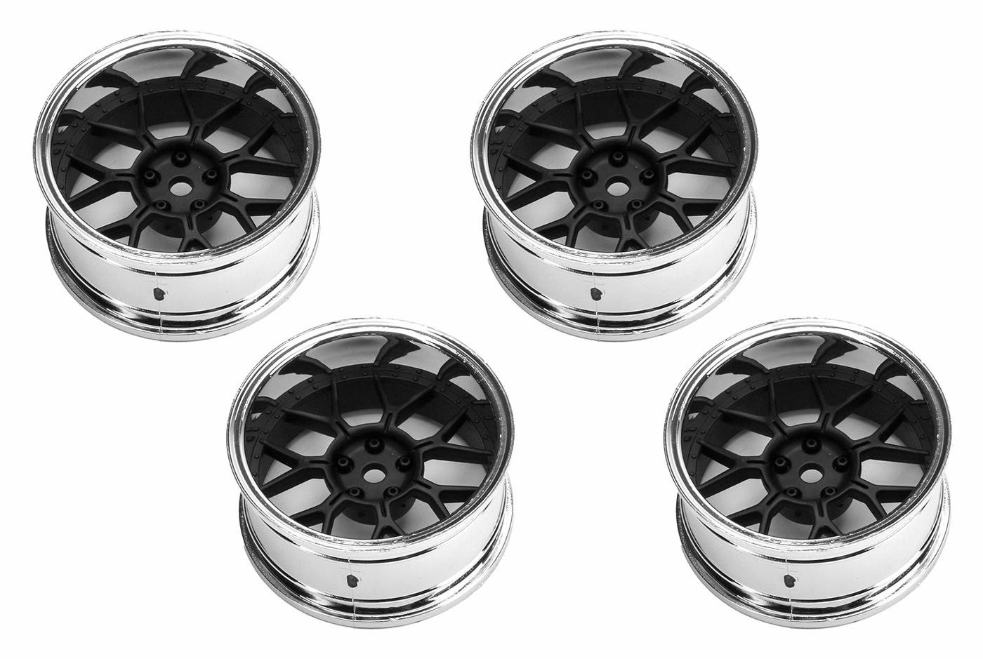 Louise Fälg Drift 14-Eker Matt Svart (2,4,6,8mm Offset) 12mm Hex (4)