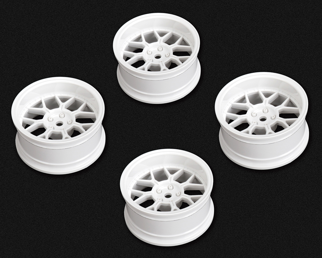 Louise Fälg Drift 14-Eker Vit (2,4,6,8mm Offset) 12mm Hex (4)