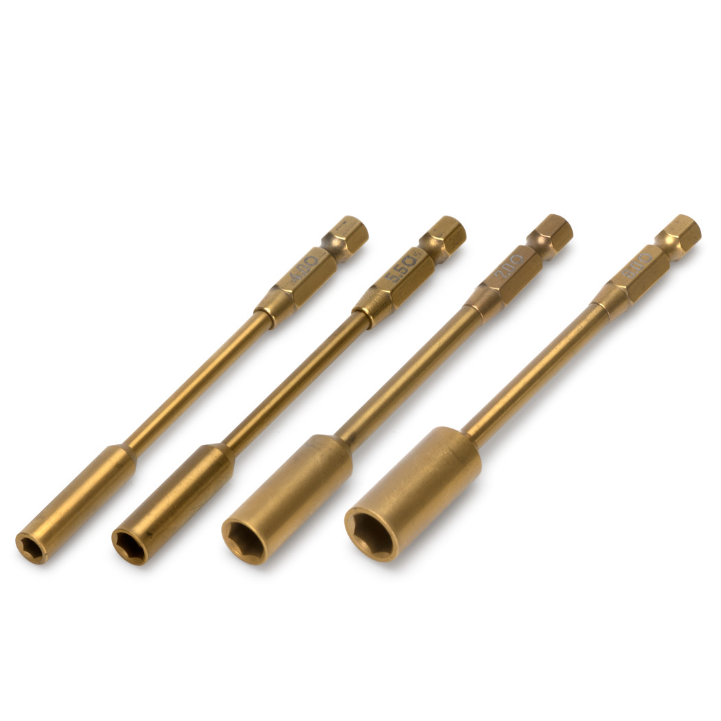 M-DRIVE Power Tool Bits Set Mutter 4, 5.5, 7 & 8mm