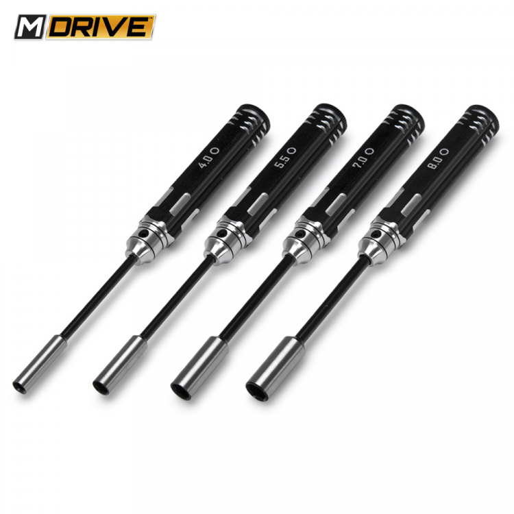 M-DRIVE Hyls/Mutternyckel Set - 4, 5.5, 7 & 8mm