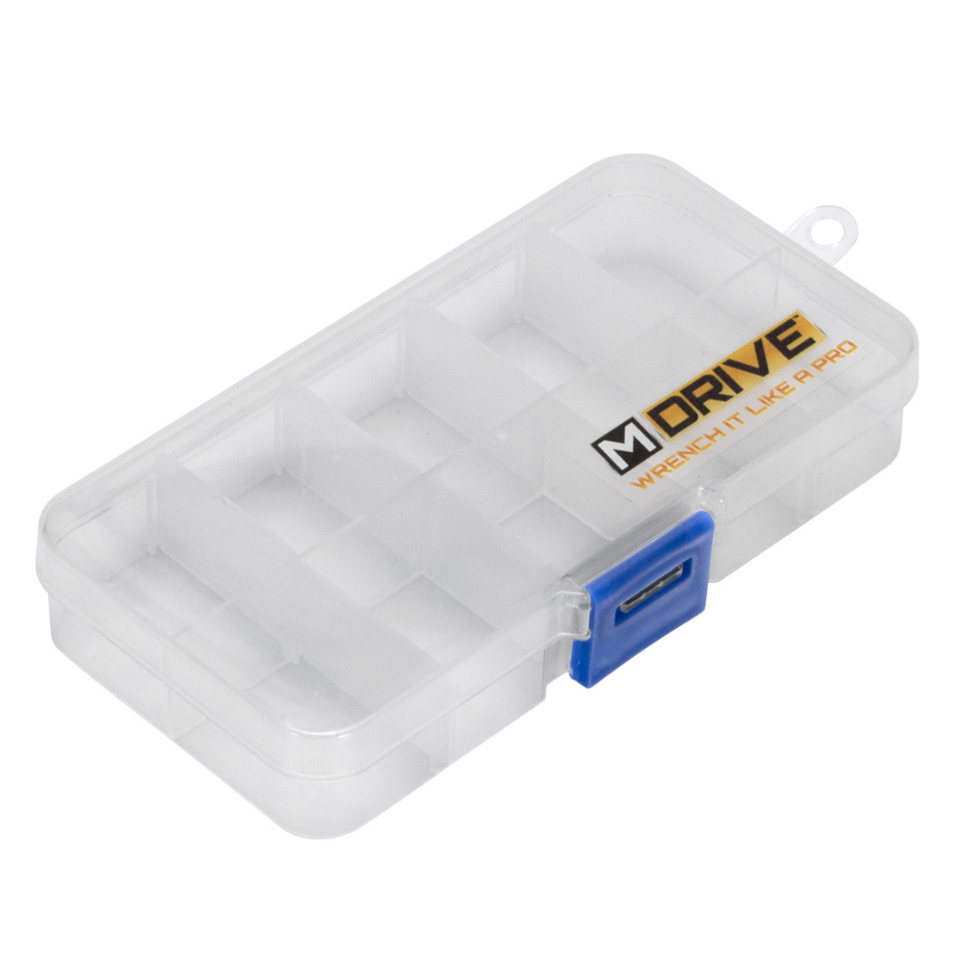 M-Drive Skruv & Mutter Låda 10-fack - 127x66x22mm