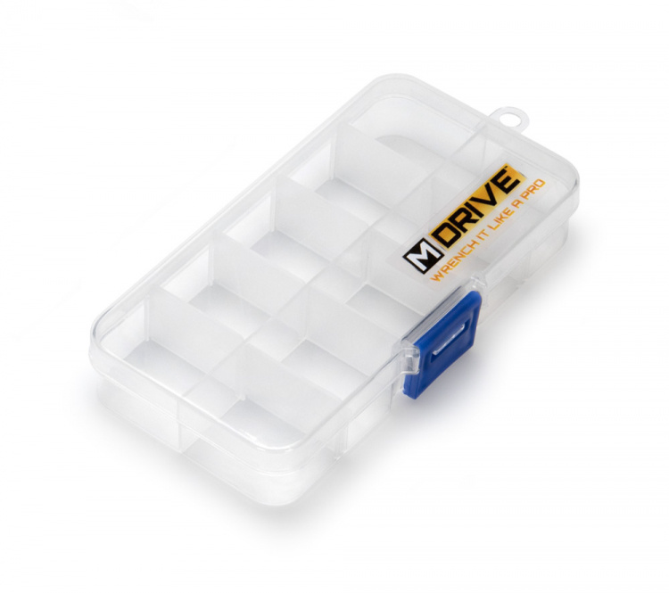 M-Drive Skruv & Mutter Låda 10-fack - 127x66x22mm