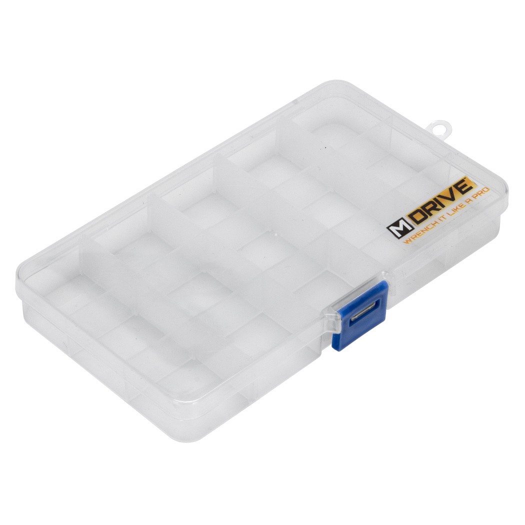 M-Drive Skruv & Mutter Låda 15-fack - 172x97x22mm