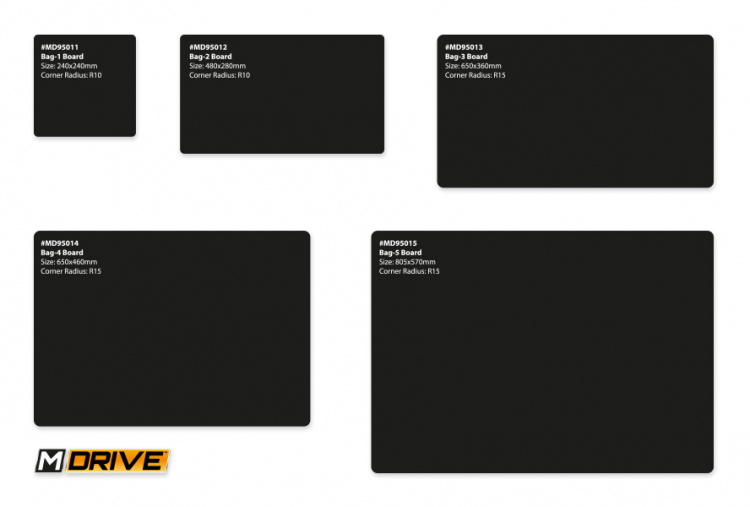 M-Drive Väska 2 - Bottenskiva - 480x280mm